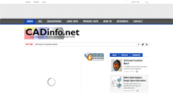 Desktop Screenshot of cadinfo.net