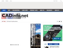 Tablet Screenshot of cadinfo.net